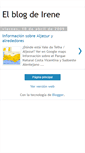 Mobile Screenshot of elblogdeirene.blogspot.com
