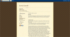 Desktop Screenshot of lewis-carroll.blogspot.com