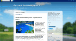 Desktop Screenshot of ekonomik-tatil-yap.blogspot.com