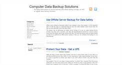 Desktop Screenshot of computerbackupsolutions.blogspot.com
