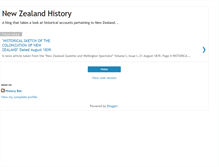 Tablet Screenshot of historyofnewzealand.blogspot.com