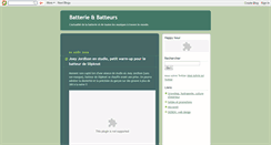 Desktop Screenshot of batteur.blogspot.com