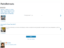 Tablet Screenshot of pattsretreats.blogspot.com