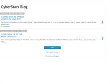 Tablet Screenshot of cyberstarsblog.blogspot.com