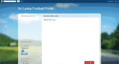 Desktop Screenshot of footballsl.blogspot.com