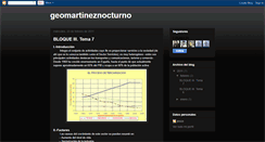 Desktop Screenshot of geomartineznocturno.blogspot.com