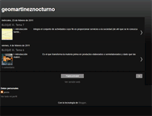 Tablet Screenshot of geomartineznocturno.blogspot.com