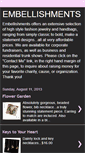 Mobile Screenshot of embellishmentsonline.blogspot.com