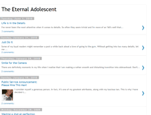 Tablet Screenshot of eternaladolescent.blogspot.com