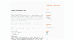 Desktop Screenshot of domaca-zdravila.blogspot.com