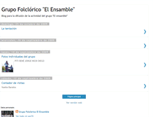 Tablet Screenshot of grupoelensamble.blogspot.com