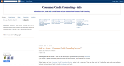 Desktop Screenshot of consumer-credit-counseling-info.blogspot.com