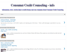 Tablet Screenshot of consumer-credit-counseling-info.blogspot.com