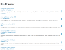 Tablet Screenshot of bitsofarmor.blogspot.com