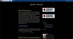 Desktop Screenshot of mannyrolon.blogspot.com