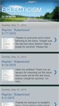 Mobile Screenshot of eclecticism1.blogspot.com