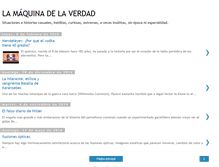 Tablet Screenshot of lamaquinadelaverdad.blogspot.com