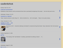 Tablet Screenshot of coolknitchick.blogspot.com