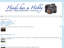 Tablet Screenshot of heidihasahobby.blogspot.com