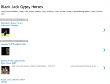 Tablet Screenshot of blackjackgypsyhorses.blogspot.com