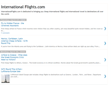 Tablet Screenshot of internationalflightsdotcom.blogspot.com