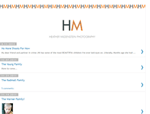 Tablet Screenshot of heathermildensteinphotography.blogspot.com