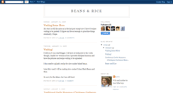 Desktop Screenshot of beansandrice.blogspot.com