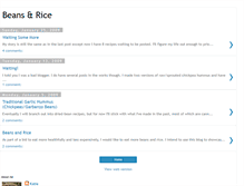 Tablet Screenshot of beansandrice.blogspot.com