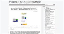Desktop Screenshot of gps-accessories-blog.blogspot.com