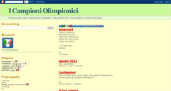 Desktop Screenshot of campioniolimpionici.blogspot.com