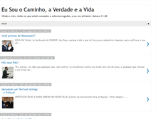Tablet Screenshot of eusoucaminho.blogspot.com