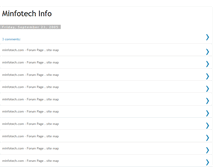 Tablet Screenshot of minfotech.blogspot.com