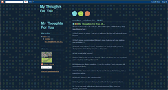 Desktop Screenshot of mythoughtsforyouall.blogspot.com