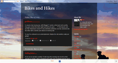 Desktop Screenshot of bikesandhikes.blogspot.com