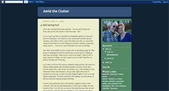 Desktop Screenshot of amidtheclutter.blogspot.com