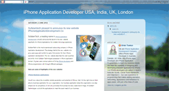 Desktop Screenshot of iphoneapplicationdeveloperusa.blogspot.com
