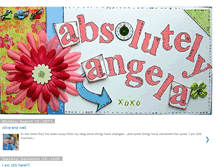 Tablet Screenshot of absolutelyangela.blogspot.com
