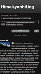 Mobile Screenshot of himalayanhiking.blogspot.com
