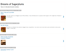 Tablet Screenshot of dreamsofsugarplums.blogspot.com