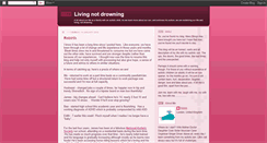 Desktop Screenshot of livingnotdrowning.blogspot.com