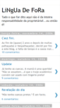 Mobile Screenshot of linguadefora-ounao.blogspot.com