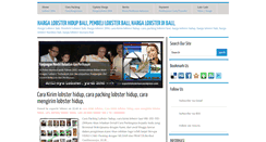 Desktop Screenshot of hargalobsterbali.blogspot.com