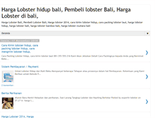 Tablet Screenshot of hargalobsterbali.blogspot.com