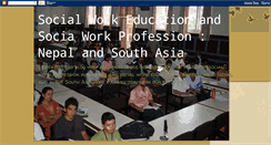 Desktop Screenshot of nepalschoolofsocialwork.blogspot.com