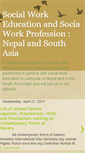 Mobile Screenshot of nepalschoolofsocialwork.blogspot.com