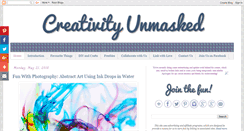 Desktop Screenshot of creativityunmasked.blogspot.com