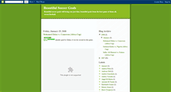 Desktop Screenshot of beautifulsoccergoals.blogspot.com