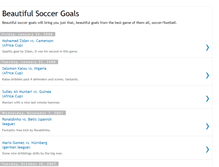 Tablet Screenshot of beautifulsoccergoals.blogspot.com