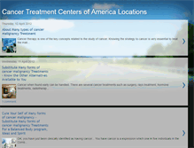 Tablet Screenshot of cancertreatmentamerica.blogspot.com