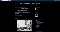 Desktop Screenshot of lasecretariadehitler.blogspot.com